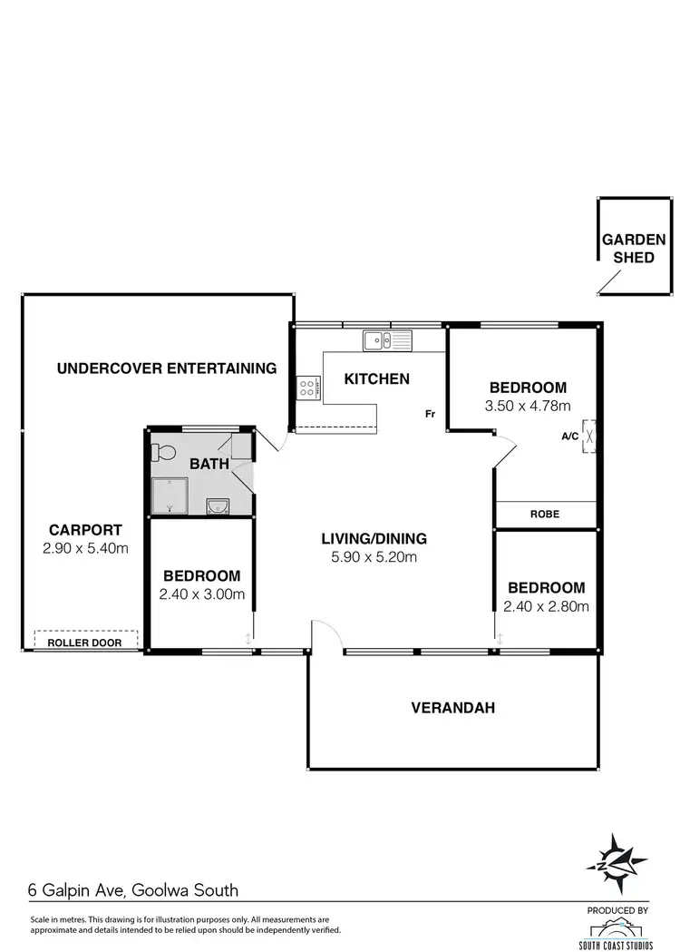 Floorplan of Homely house listing, 6 Galpin Avenue, Goolwa South SA 5214