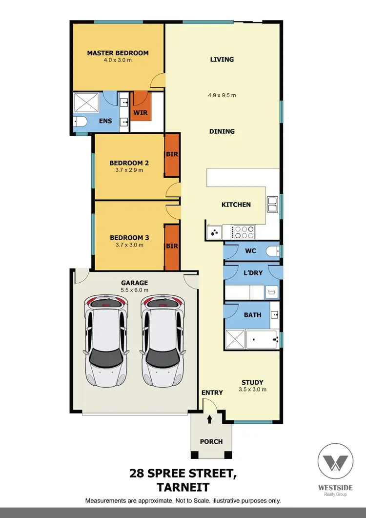 Floorplan of Homely house listing, 28 Spree Street, Tarneit VIC 3029