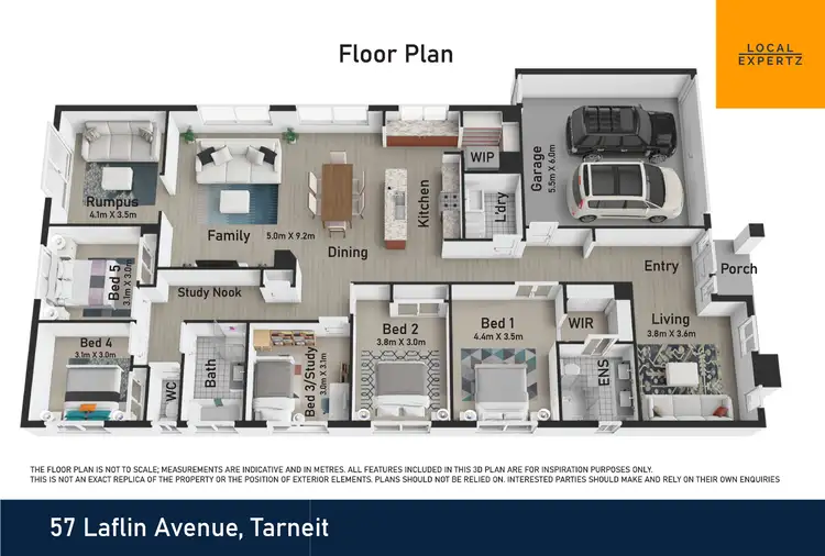 Floorplan of Homely house listing, 57 Laflin Avenue, Tarneit VIC 3029