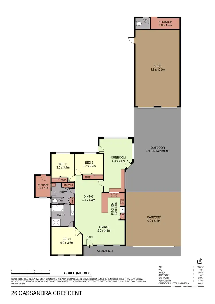 Floorplan of Homely house listing, 26 Cassandra Crescent, Epsom VIC 3551