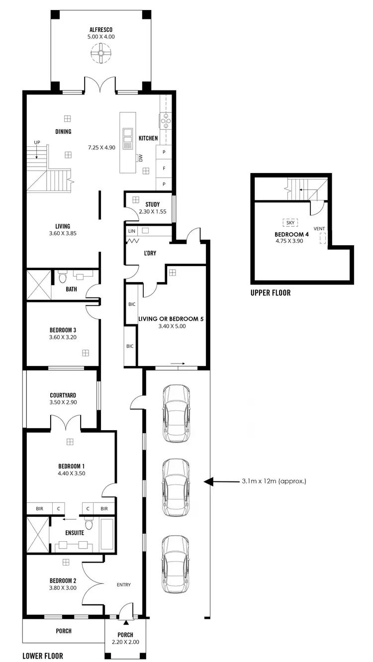 Floorplan of Homely house listing, 450A Portrush Road, Linden Park SA 5065