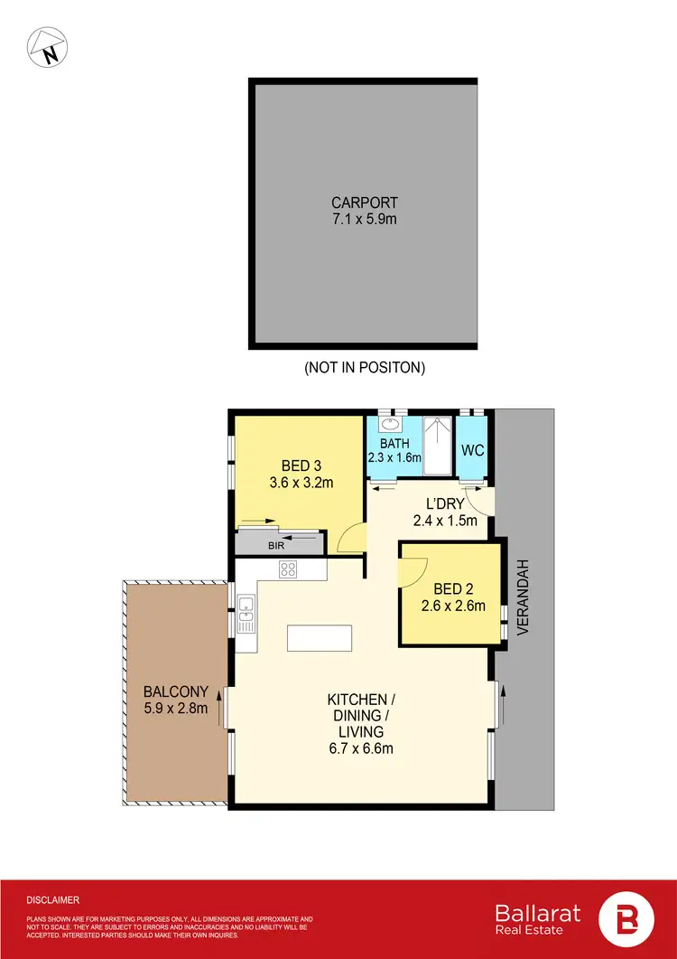 Floorplan of Homely house listing, 20 Lock Street, Smythesdale VIC 3351
