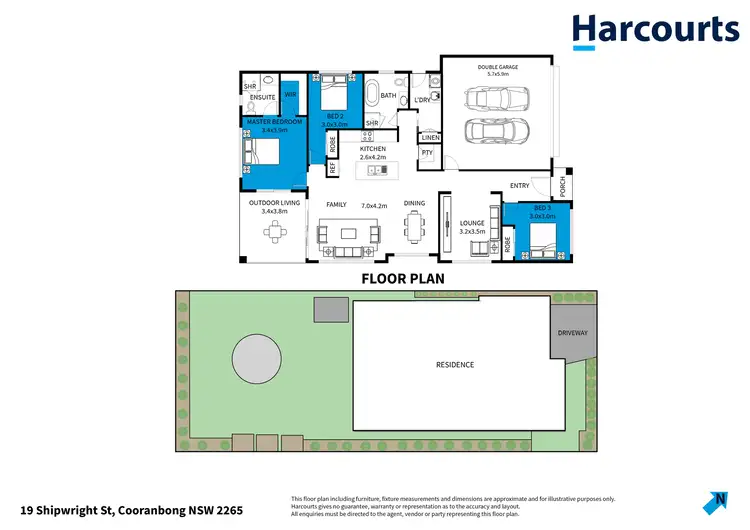 Floorplan of Homely house listing, 19 Shipwright Street, Cooranbong NSW 2265