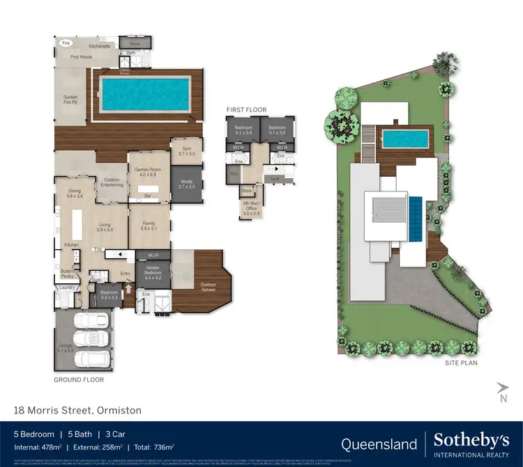 Floorplan of Homely house listing, 18 Morris Street, Ormiston QLD 4160