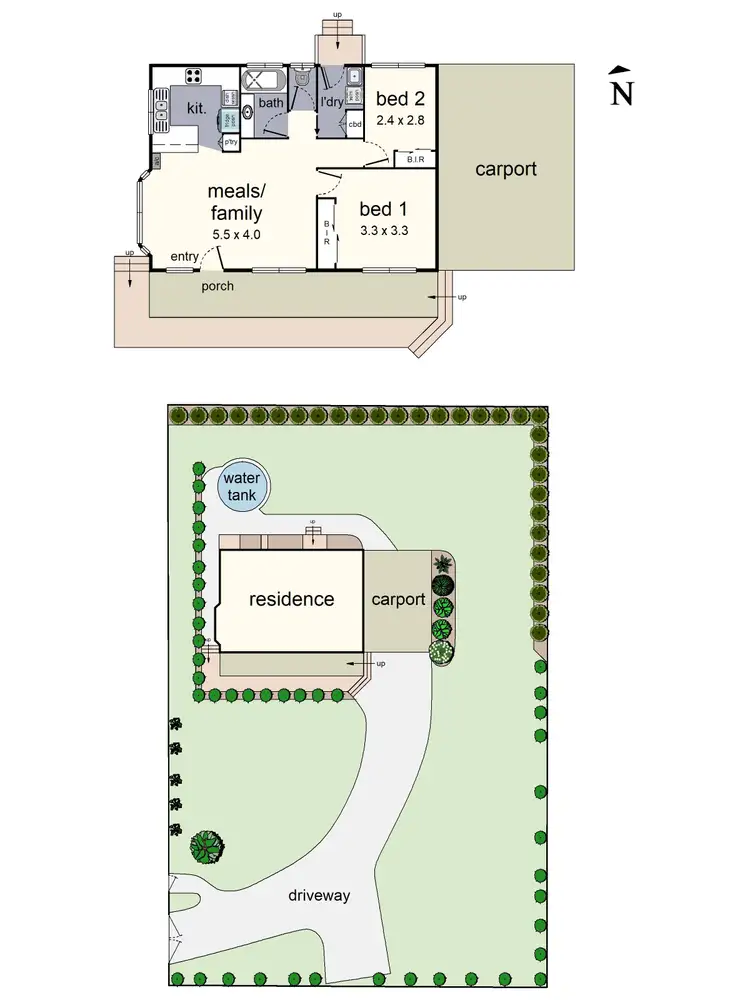 Floorplan of Homely house listing, 3/56 English Street, Seville VIC 3139