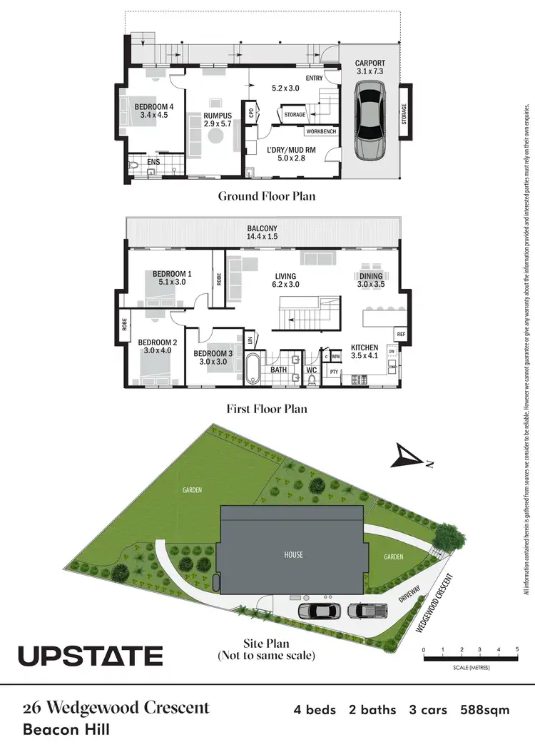 Floorplan of Homely house listing, 26 Wedgewood Crescent, Beacon Hill NSW 2100