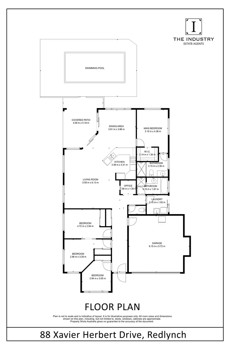 Floorplan of Homely house listing, 88 Xavier Herbert Drive, Redlynch QLD 4870