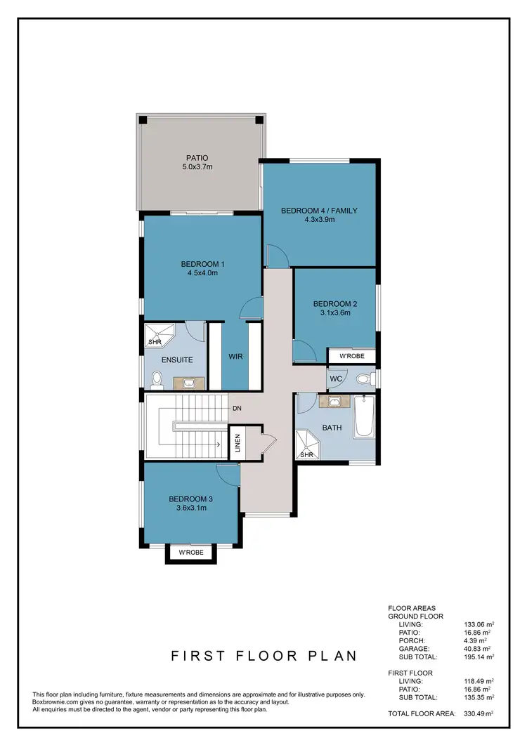 Floorplan of Homely house listing, 19 Foxville Circuit, Trinity Park QLD 4879