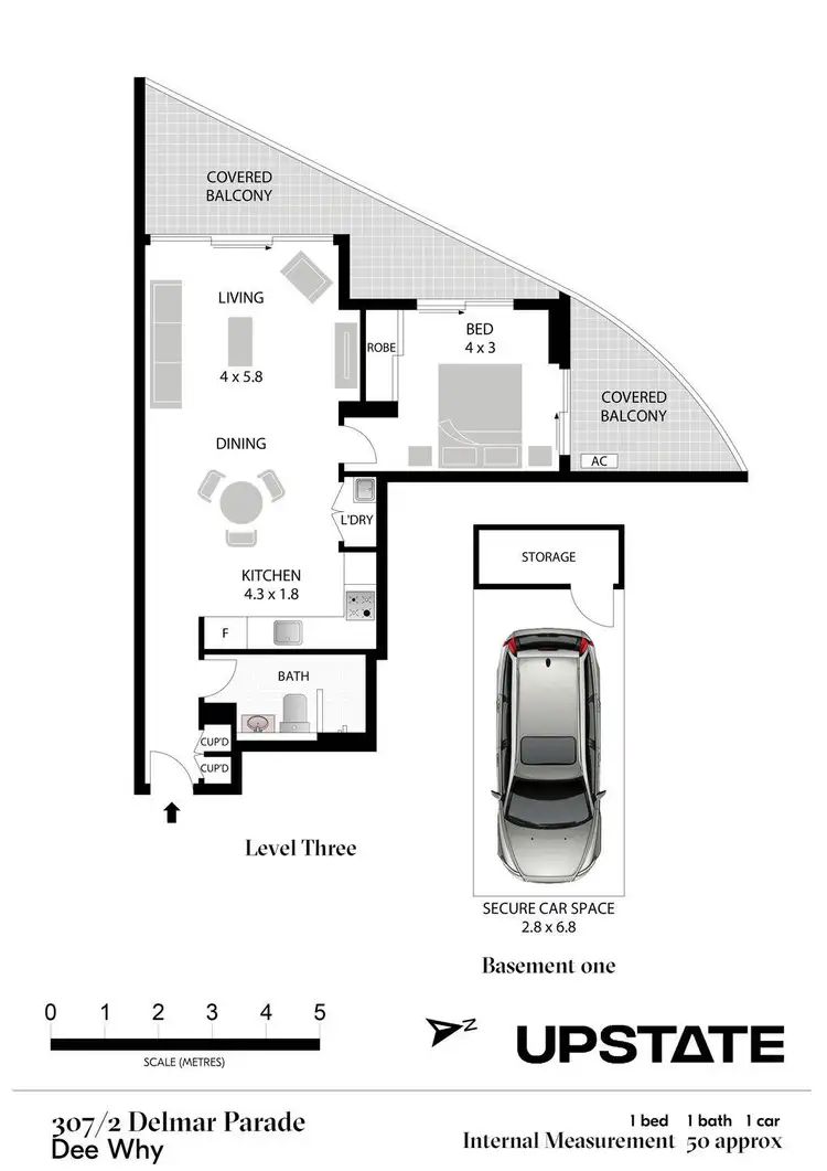 Floorplan of Homely apartment listing, 307/2 Delmar Parade, Dee Why NSW 2099