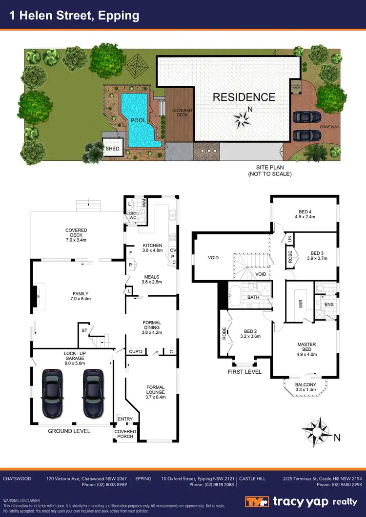 Floorplan of Homely house listing, 1 Helen Street, Epping NSW 2121