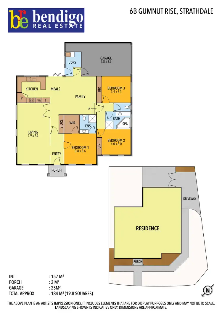 Floorplan of Homely house listing, 6B Gumnut Rise, Strathdale VIC 3550