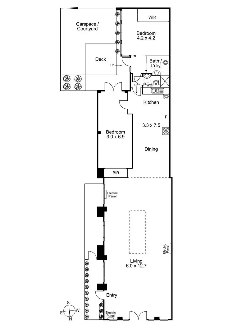 Floorplan of Homely house listing, 13 Yann Street, Preston VIC 3072