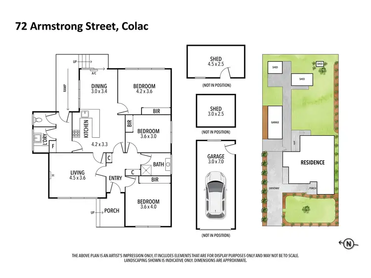 Floorplan of Homely house listing, 72 Armstrong Street, Colac VIC 3250