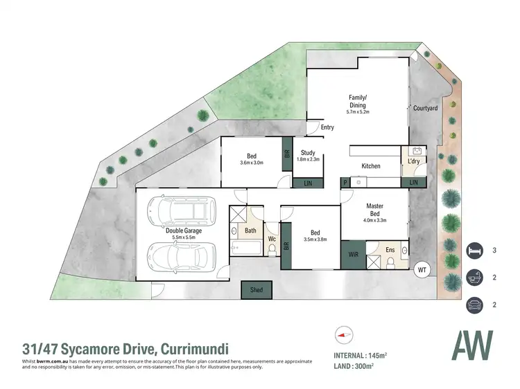 Floorplan of Homely townhouse listing, 31/47 Sycamore Drive, Currimundi QLD 4551