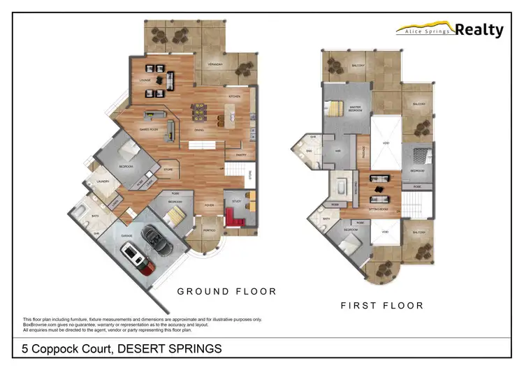 Floorplan of Homely house listing, 5 Coppock Court, Desert Springs NT 870