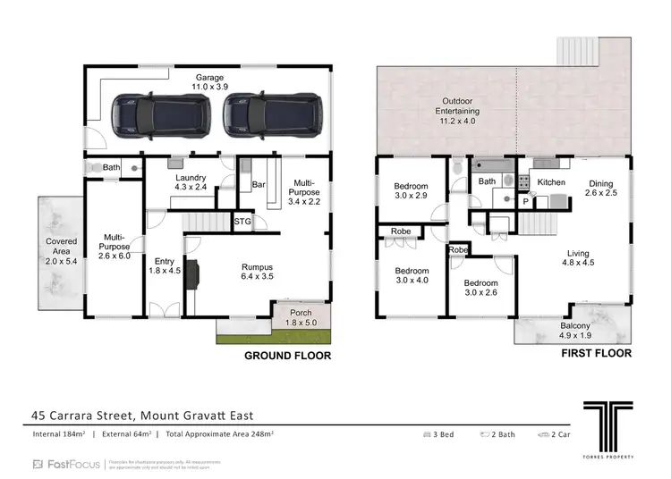 Floorplan of Homely house listing, 45 Carrara Street, Mount Gravatt East QLD 4122