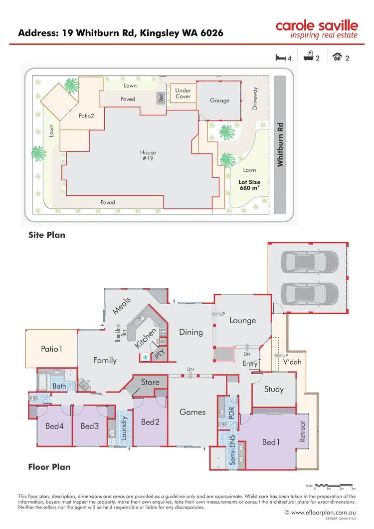 Floorplan of Homely house listing, 19 Whitburn Road, Kingsley WA 6026