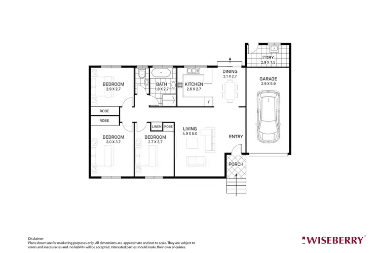 Floorplan of Homely house listing, 1 Rodney Close, Lake Munmorah NSW 2259