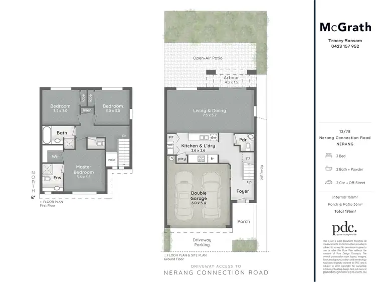 Floorplan of Homely townhouse listing, 12/78 Nerang Connection Road, Nerang QLD 4211