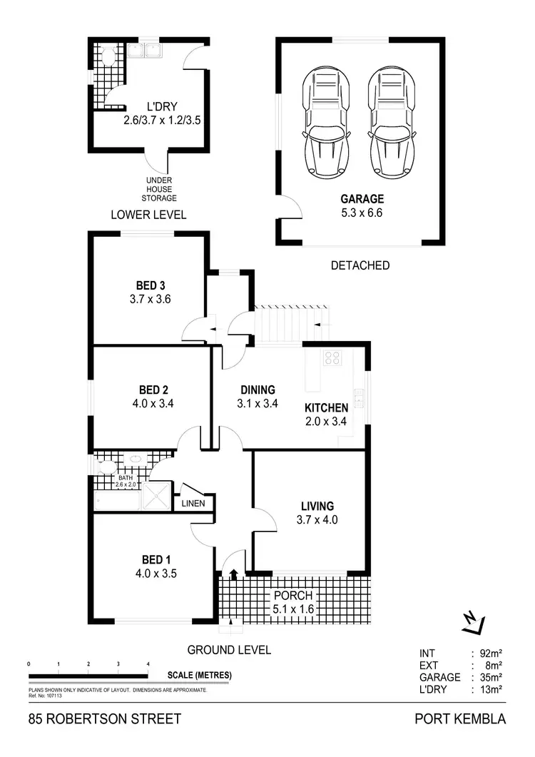 Floorplan of Homely house listing, 85 Robertson Street, Port Kembla NSW 2505