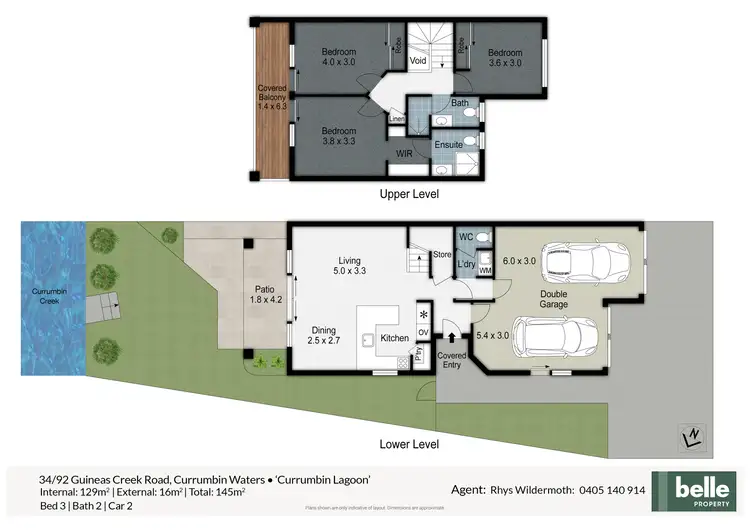 Floorplan of Homely house listing, 34/92 Guineas Creek Road, Currumbin Waters QLD 4223