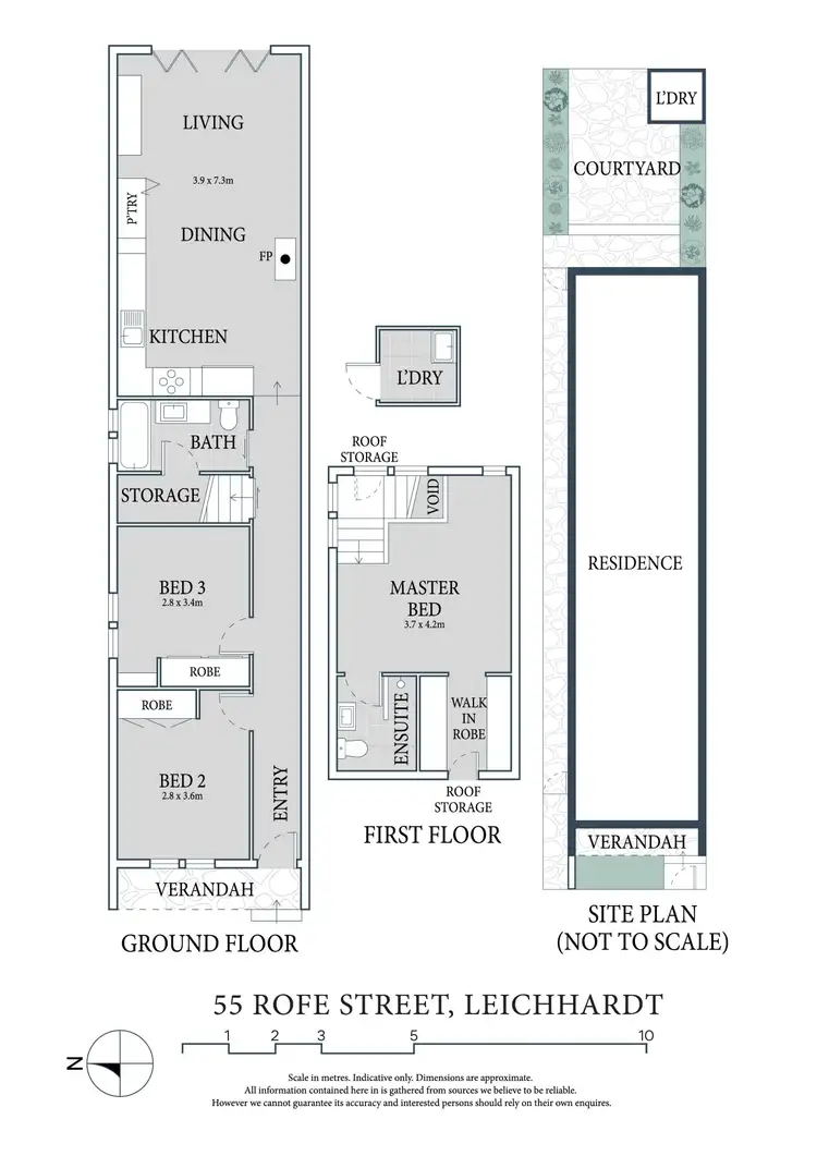 Floorplan of Homely house listing, 55 Rofe Street, Leichhardt NSW 2040