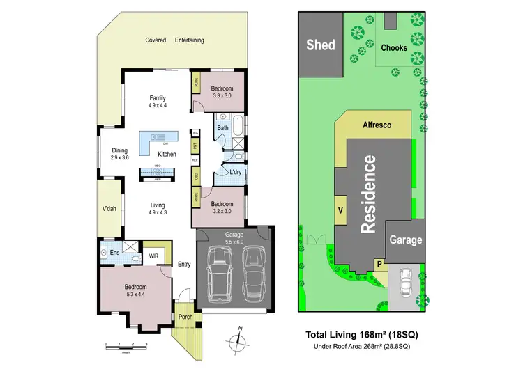 Floorplan of Homely house listing, 28 Nelson Road, Trafalgar VIC 3824