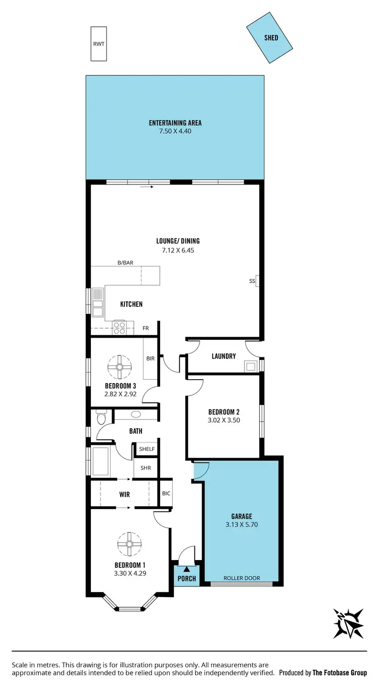 Floorplan of Homely unit listing, 7 Carlow Street, Sturt SA 5047