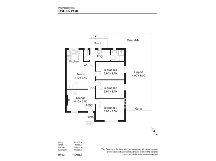 Floorplan of Homely house listing, 29 Yarnbrook Street, Davoren Park SA 5113