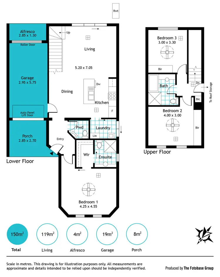 Floorplan of Homely townhouse listing, 6B Broughton Avenue, Kurralta Park SA 5037