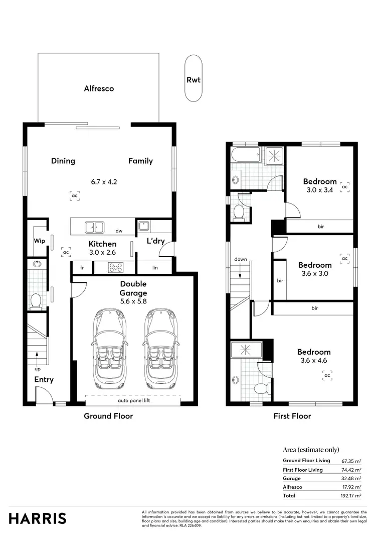 Floorplan of Homely house listing, 2a Balmoral Avenue, North Brighton SA 5048