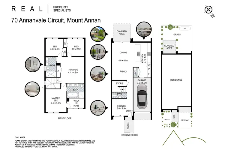 Floorplan of Homely townhouse listing, 70 Annanvale Circuit, Mount Annan NSW 2567