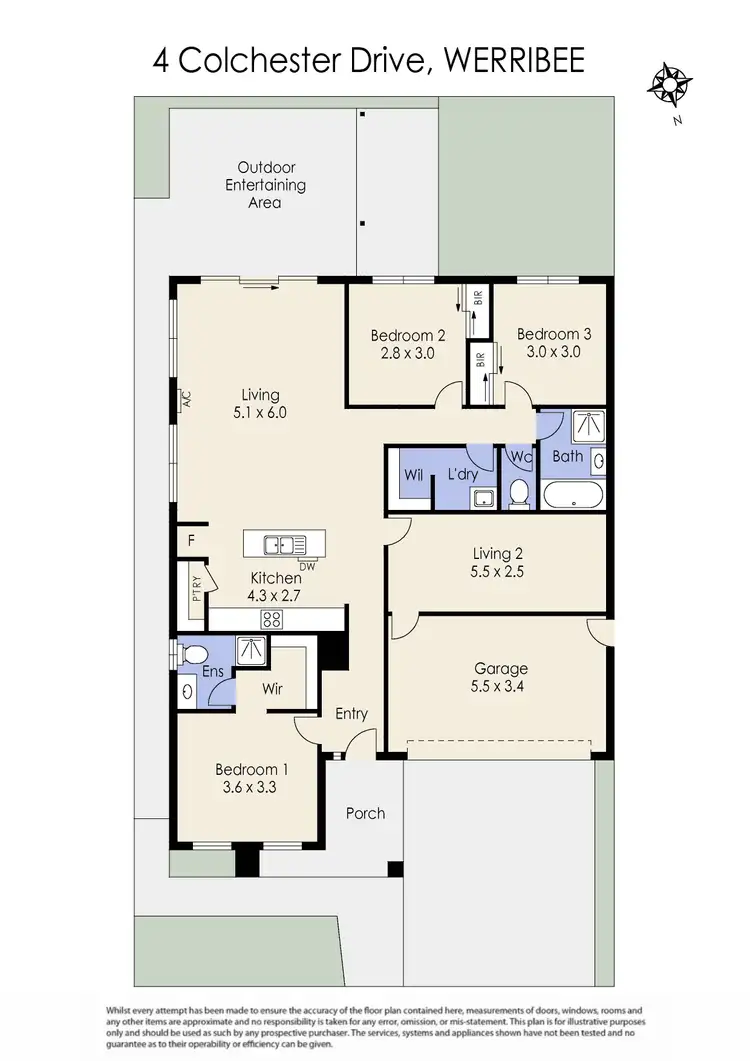 Floorplan of Homely house listing, 4 Colchester Drive, Werribee VIC 3030