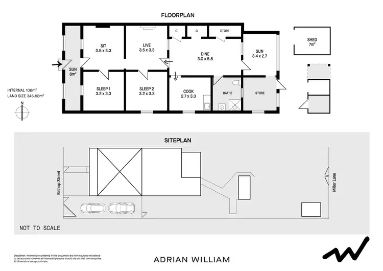 Floorplan of Homely house listing, 5 Bishop Street, Petersham NSW 2049