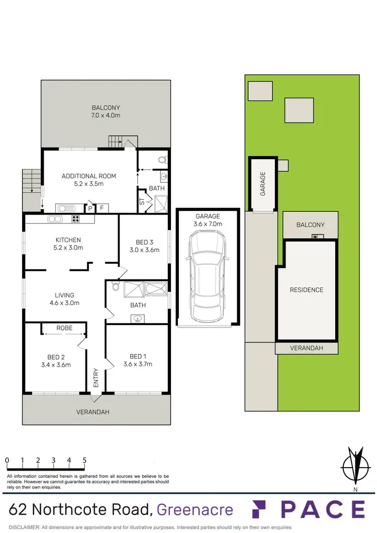 Floorplan of Homely house listing, 62 Northcote Road, Greenacre NSW 2190
