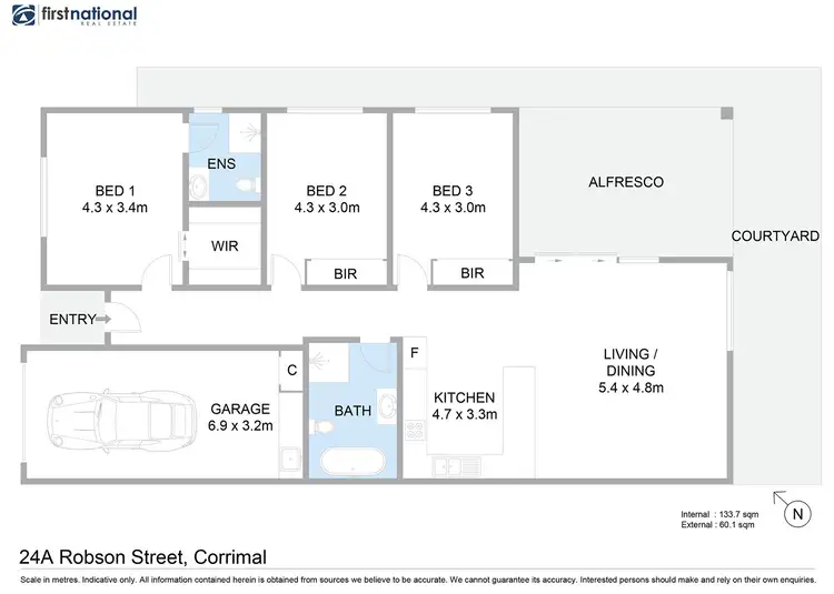 Floorplan of Homely house listing, 24A Robson Street, Corrimal NSW 2518