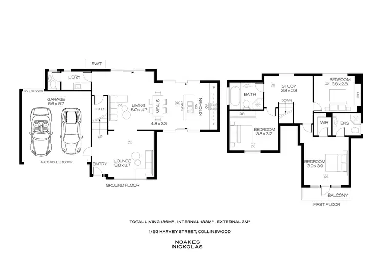 Floorplan of Homely house listing, 1/53 Harvey Street, Collinswood SA 5081