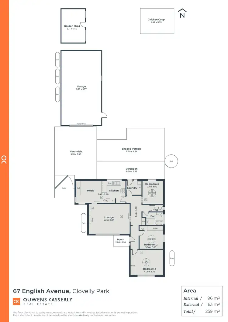 Floorplan of Homely house listing, 67 English Avenue, Clovelly Park SA 5042