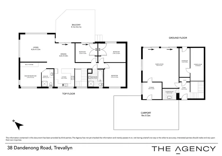 Floorplan of Homely house listing, 38 Dandenong Road, Trevallyn TAS 7250
