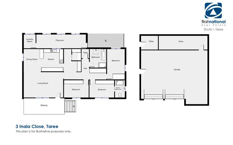 Floorplan of Homely house listing, 3 Inala Close, Taree NSW 2430