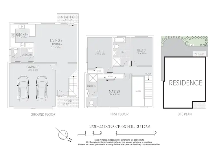 Floorplan of Homely townhouse listing, 2/20-22 Dora Crescent, Dundas NSW 2117