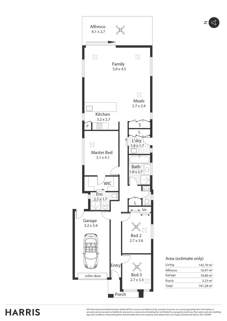 Floorplan of Homely house listing, 15A Edmund Road, Highbury SA 5089