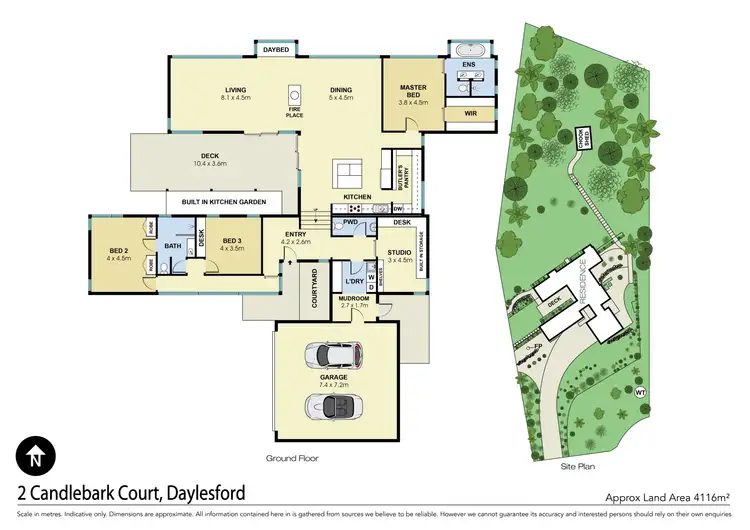 Floorplan of Homely house listing, 2 Candlebark Court, Daylesford VIC 3460