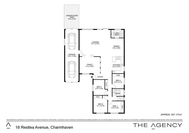 Floorplan of Homely house listing, 18 Restlea Avenue, Charmhaven NSW 2263