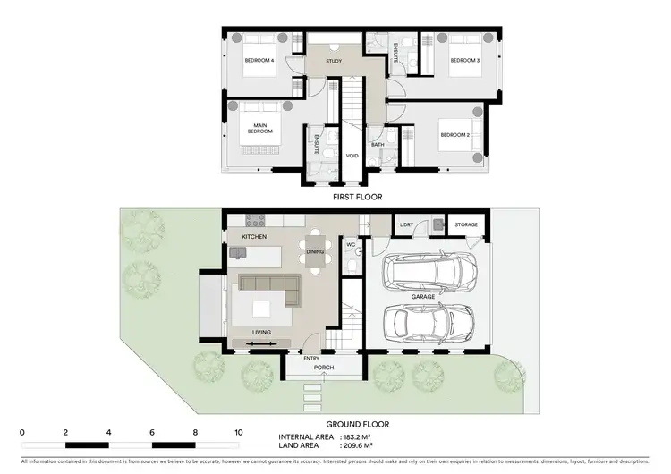 Floorplan of Homely townhouse listing, 1/1 Bent Street, Bundoora VIC 3083