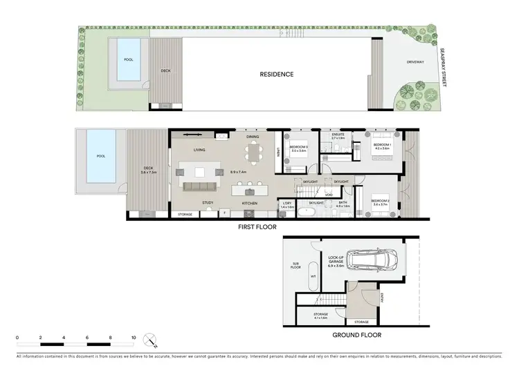 Floorplan of Homely semi-detached listing, 128B Seaspray Street, Narrawallee NSW 2539