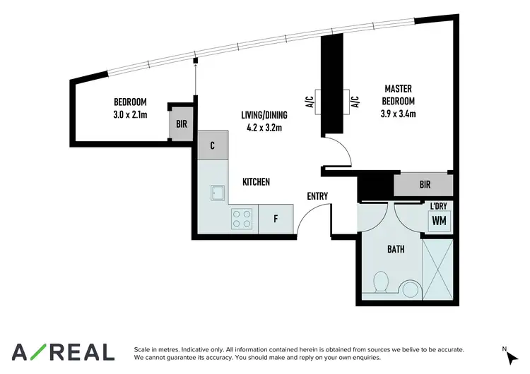 Floorplan of Homely apartment listing, 6405/138 Spencer Street, Melbourne VIC 3000