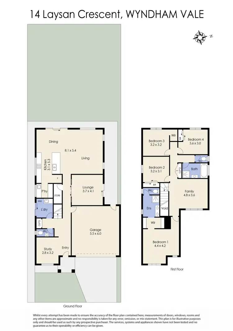 Floorplan of Homely house listing, 14 Laysan Crescent, Werribee VIC 3030