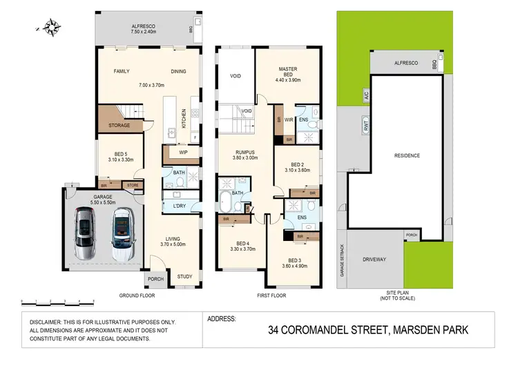 Floorplan of Homely house listing, 34 Coromandel Street, Marsden Park NSW 2765
