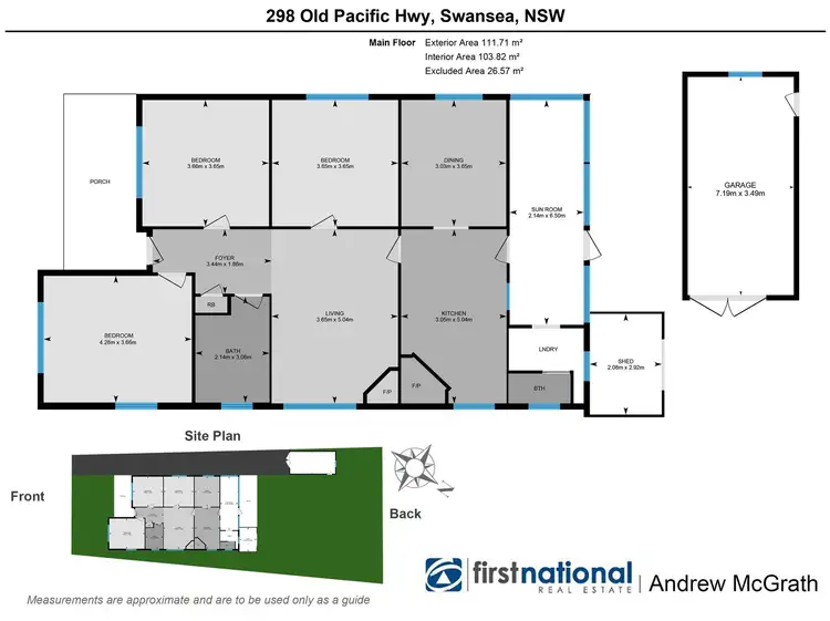 Floorplan of Homely house listing, 298 Old Pacific Highway, Swansea NSW 2281